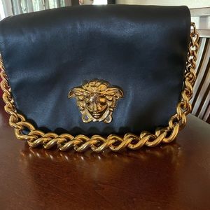 Versace Napa Palazzo Sultan Shoulder Bag